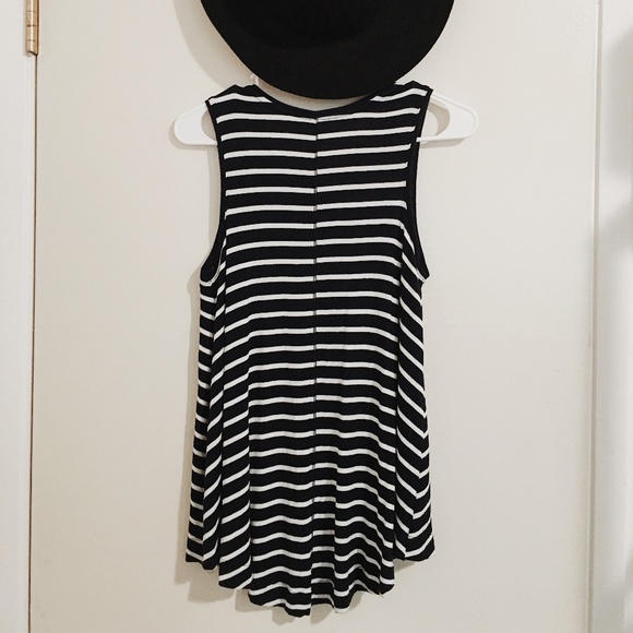 Merona Striped Flowy Tank Top - Picture 3 of 3